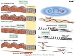 vertical compression. Normal faults form as a result of horizontal and vertical tension.
