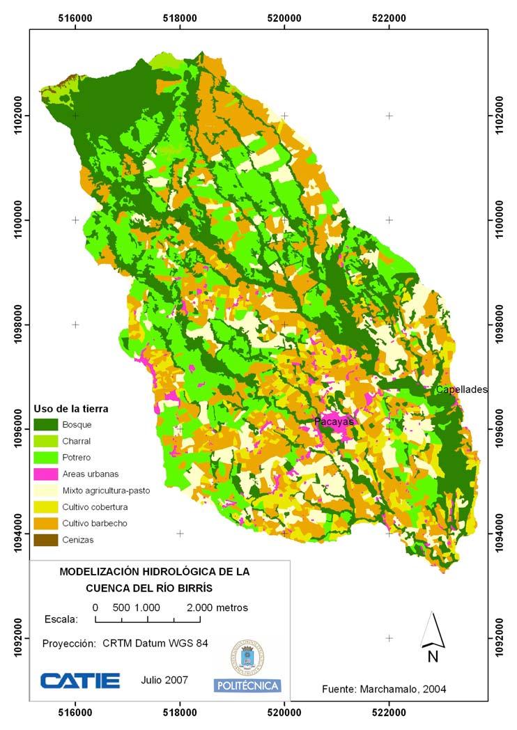 Factor CP Accounts for vegetation cover comparing actual vs natural vegetation cover effect, and conservation practices Typically used in modelling effect of