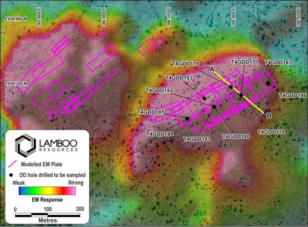 -5- TARGET 4 A total of 11 diamond drill holes have been completed at the Target 4 prospect at McIntosh (see Figure 3).