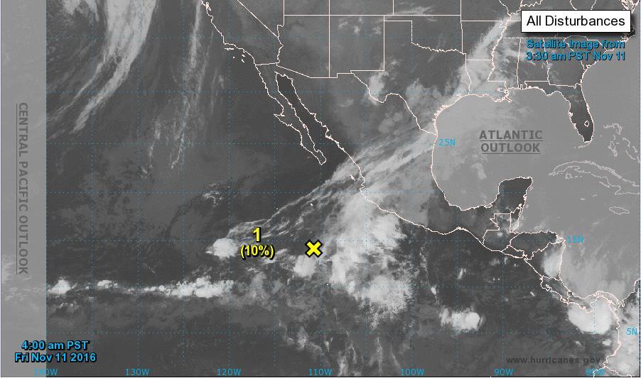 Tropical Outlook Eastern Pacific Disturbance 1 (as of 7:00 a.m.