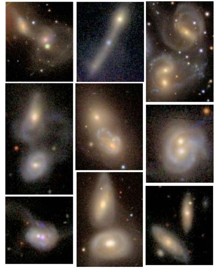 Survey Highlights II: Galaxy Morphology Larger fraction of BAT AGNs with disturbed morphologies or in close physical pairs (<30 kpc) compared to matched control galaxies or optically