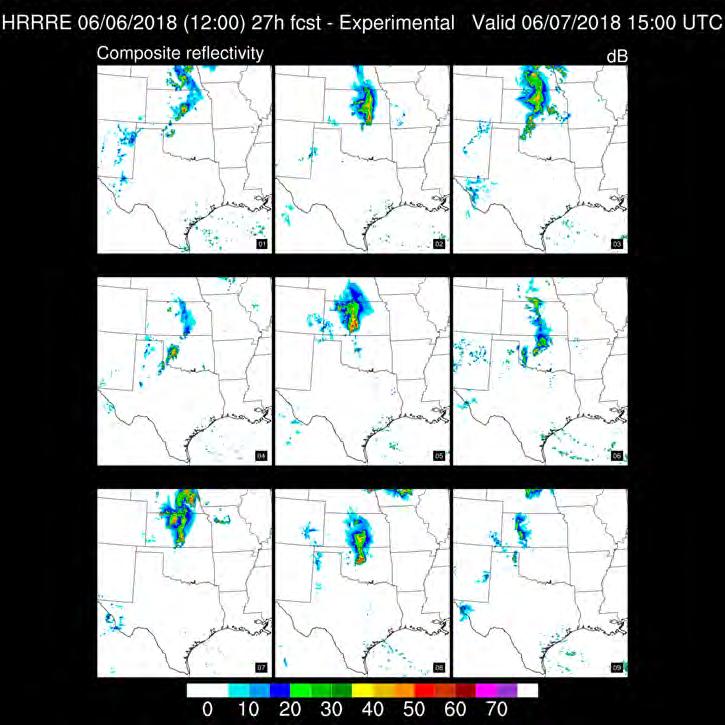 depicted a scenario with sustained convection in OK MRMS obs