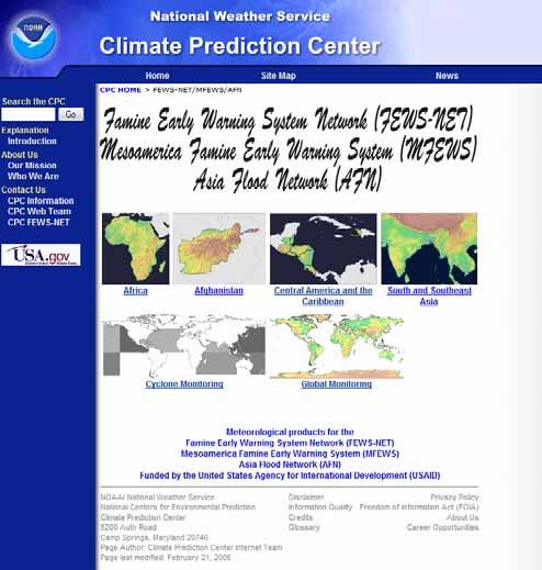 Introduction CPC FEWS-NET Site and Team (2011) www.cpc.ncep.noaa.