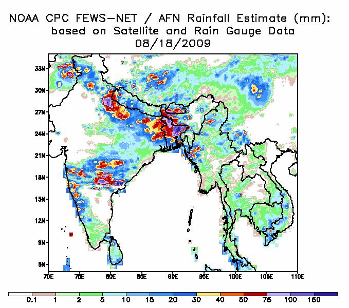 Operational Products Rainfall Estimator: (RFE)