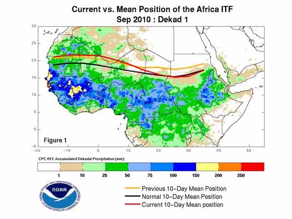 Inter-Tropical Front (ITF) Operational Products ITF = the northern surface limit to delineate synoptic areas of convergence associated with rainfall/moisture of summer monsoon