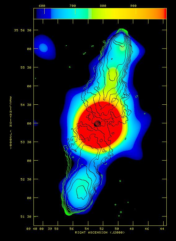 X-ray inverse Compton emission from radio lobes Inverse-Compton scattering mainly of the CMB.