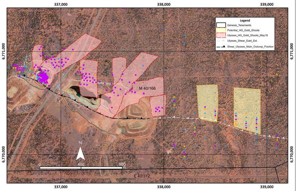 Ulysses Near-Mine Exploration and Growth Potential Over 3km of strike to
