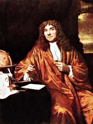 B. 1675 Anton Van Leeuwenhoek is considered the father of microscopy because of the advances he made in microscope design and use. 1. He looked at pond water under the microscope (300x) and noticed that the water was full of moving living things 2.
