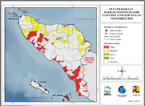 Flood potential forecast is the result of collaboration by 3 Agencies BMKG Agencies