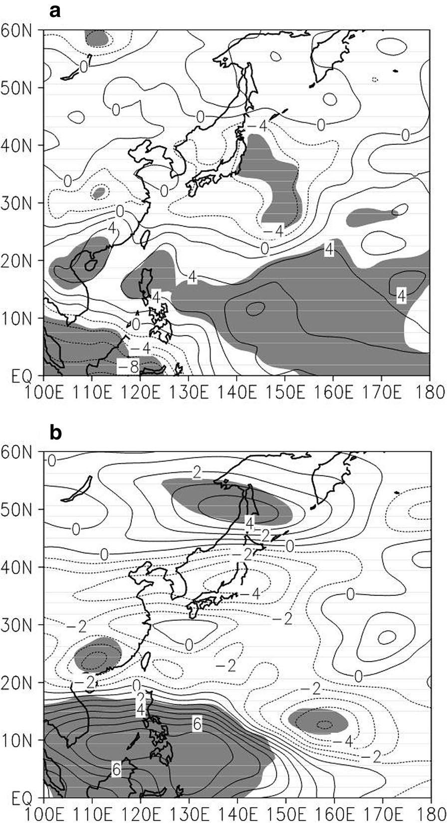 Contour intervals are 2% for 600 hpa relative humidity and 1 m s 1 for vertical wind shear between 200 and 850 hpa.