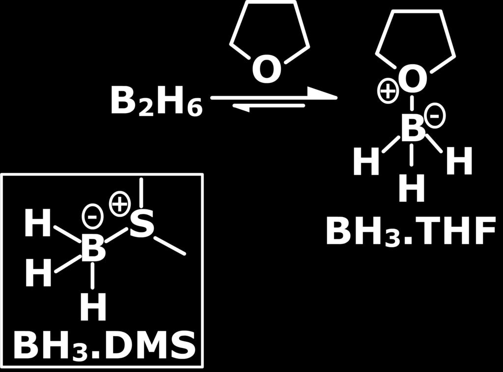 actually its dimeric form. This is because, Boron is a highly electron-deficient element and thus, two B-atoms share the electrons in the two B-H bonds in an unusual manner.
