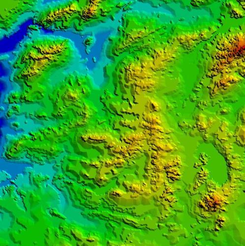 2.2.3 SRTM 90m The SRTM 90m is digital elevation data with an approximate 90m sampling distance, which is available as open source in 2003 and covers areas outside the United States.