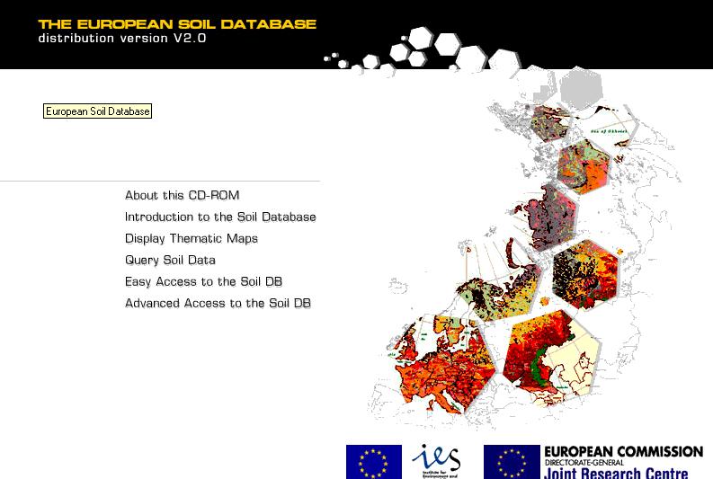 Data (2):Distribution of Soil Database Soil Database (distribution version 1) will be available on CD-ROM through the OPOCE (by the end of 2004) Distribution consists of 4 components Soil