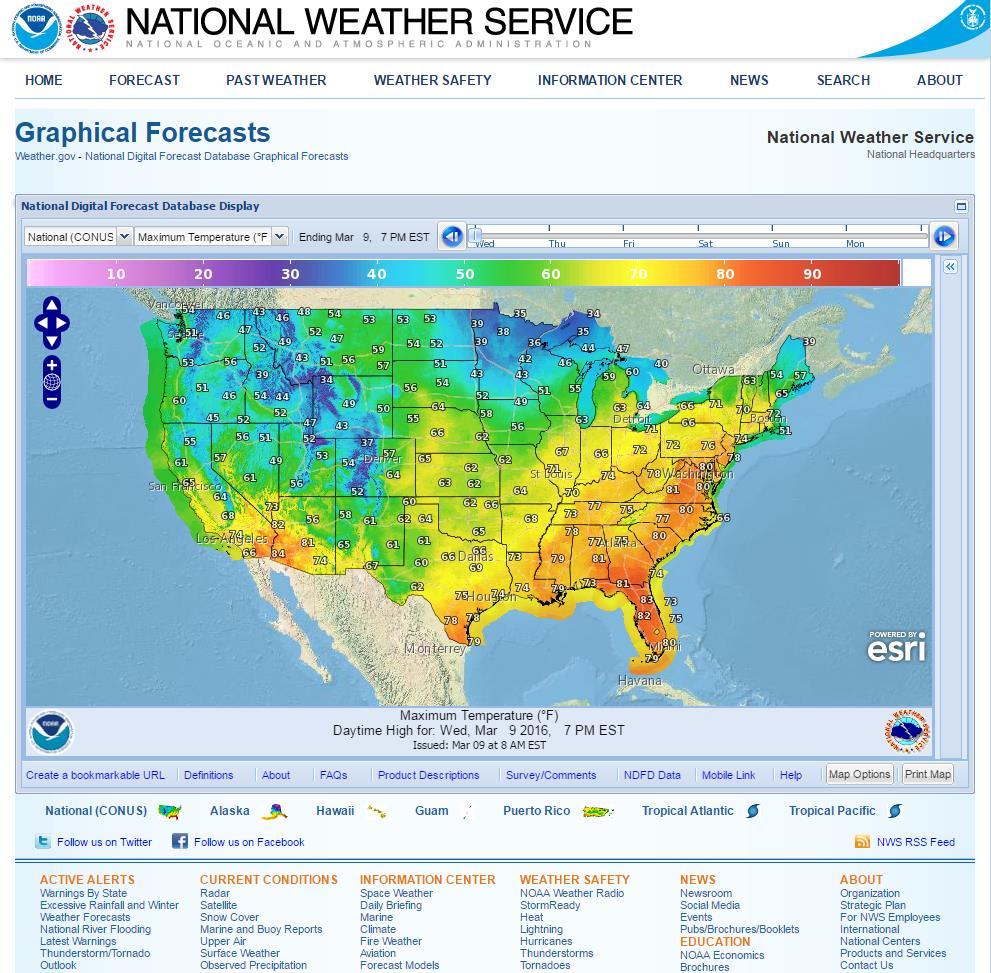 All Forecast Elements Found in http://digital.weather.