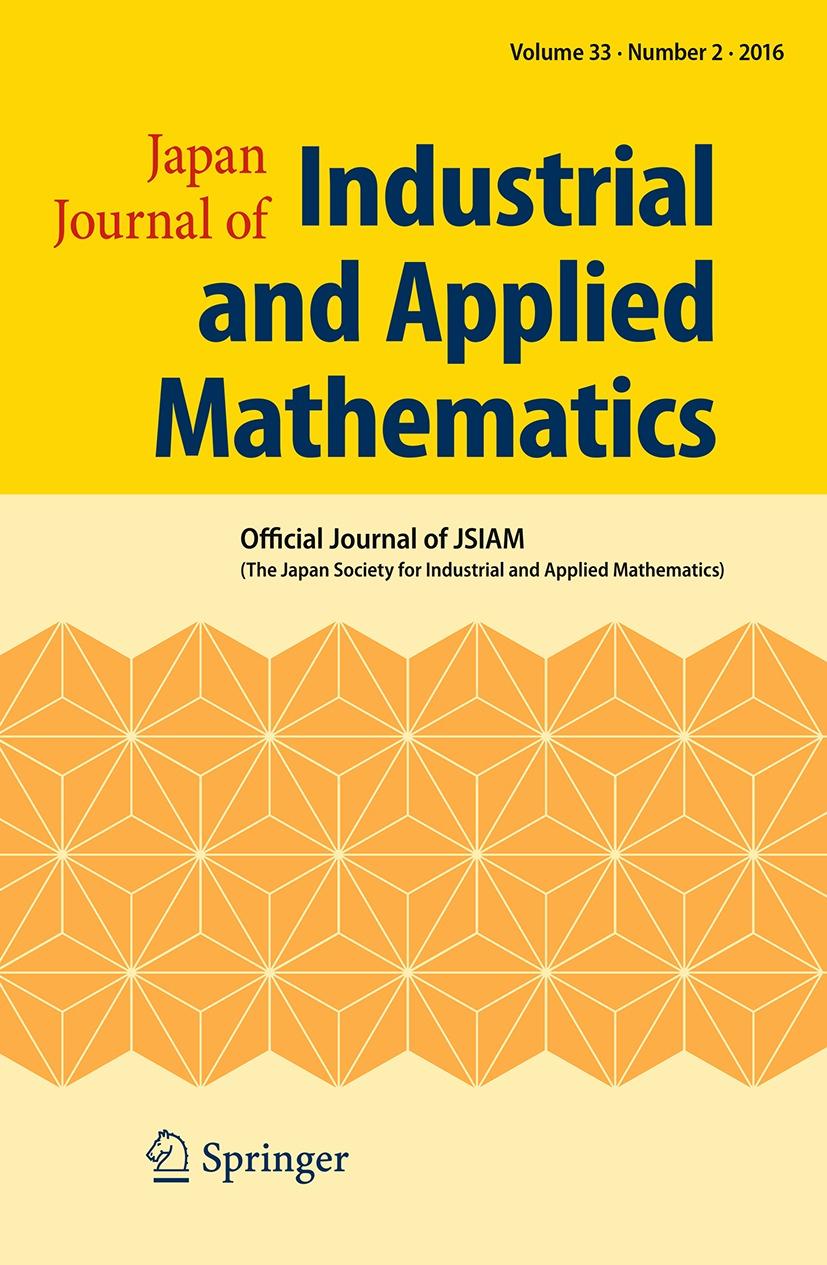 Journal of Industrial and Applied Mathematics ISSN 0916-7005 Volume 33