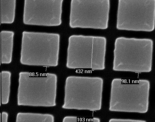 Nanoscale conductivity imaging T 1 (ms) NV relaxometry image of nanopatterned Ag 4 SEM