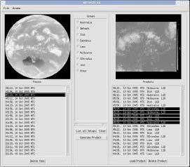 4.3.2 Dedicated display for forecaster METEOR is used to display and analyse the satellite image products.
