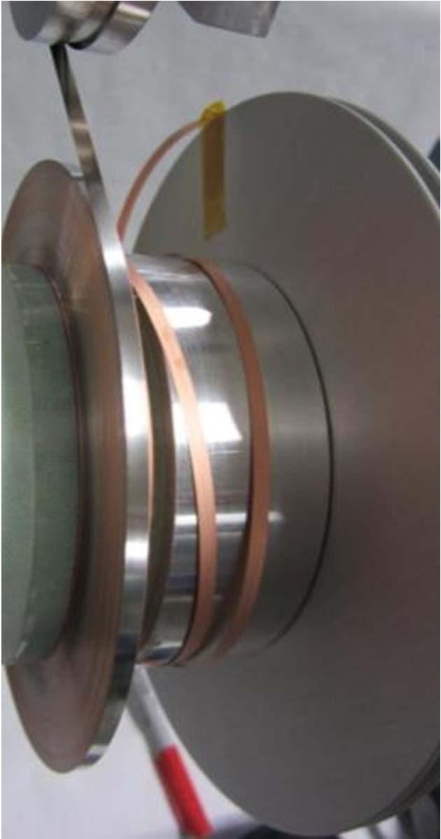 Control of windings critical during coil double pancake coil fabrication Cowound stainless