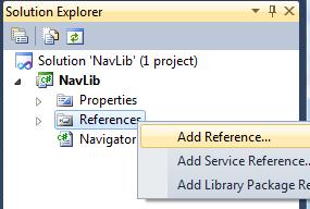Click Browse and browse $Project\NavSim. Double-click on CelestialUnits.