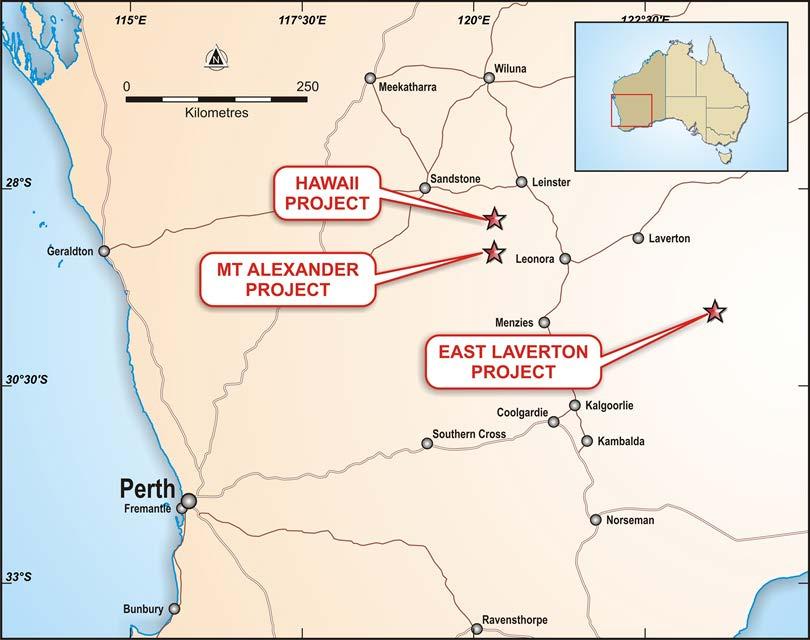world class nickel and gold mines of the Agnew-Wiluna Belt Close to infrastructure/processing plants The Cathedrals,