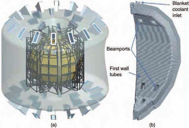 54 FUSION ENERGY HARNESSING, REACTOR TECHNOLOGY Fig. 23. LIFE s fusion chamber consists of eight identical modules cooled by lithium.