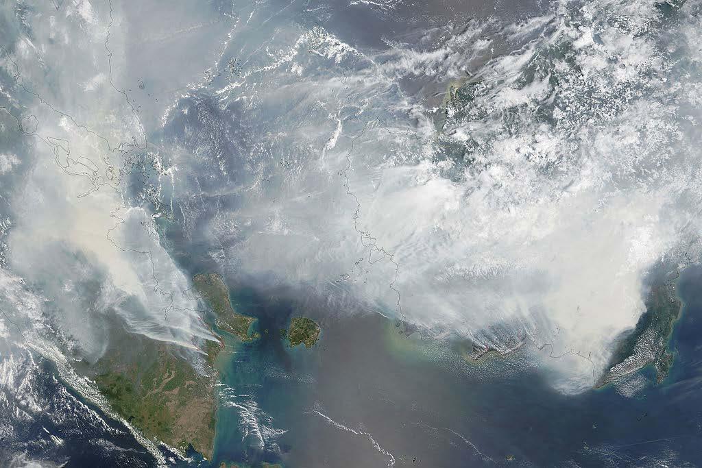 A NASA satellite image