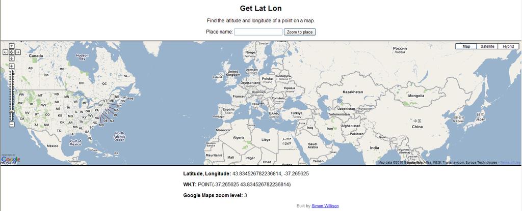 Clicking the link will take you to another page to find your coordinates; http://www.getlatlon.com/.