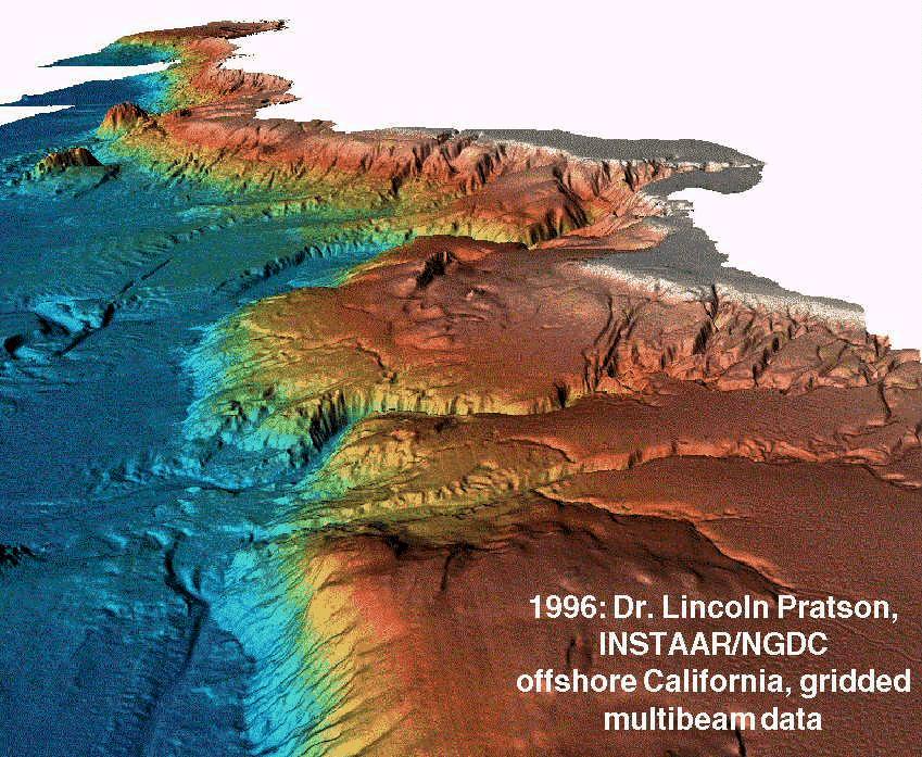 slope) Seafloor Features: Continental Margins Abyssal plain
