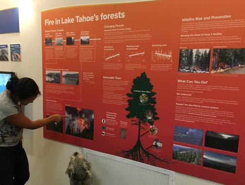 TERC educational exhibits Each year, TERC works to improve our exhibits and increase the offerings available in the UC Davis Tahoe Science Center.