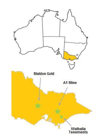 About the Company is an emerging junior Victorian gold producer that is developing the A1 Gold Mine near Woods Point to mine ore for processing at the Company s fully permitted 150,000tpa Maldon gold