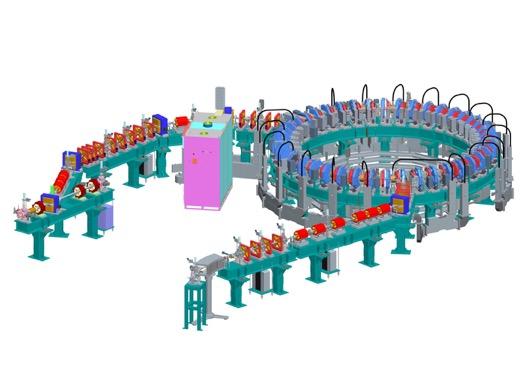 The EMMA accelerator 42 Quadrupole doublets