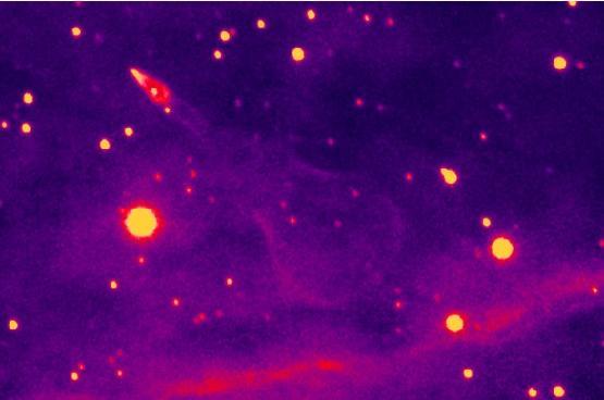 High velocity neutron stars Palomar H image