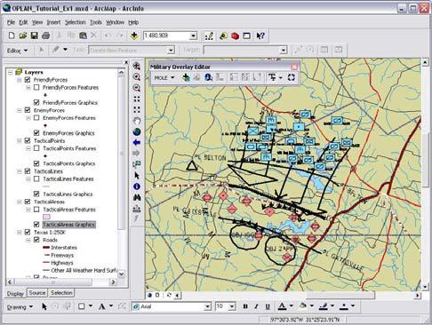Defense Solutions Military Analyst and MOLE Extends ArcGIS Desktop Functionality ArcMap