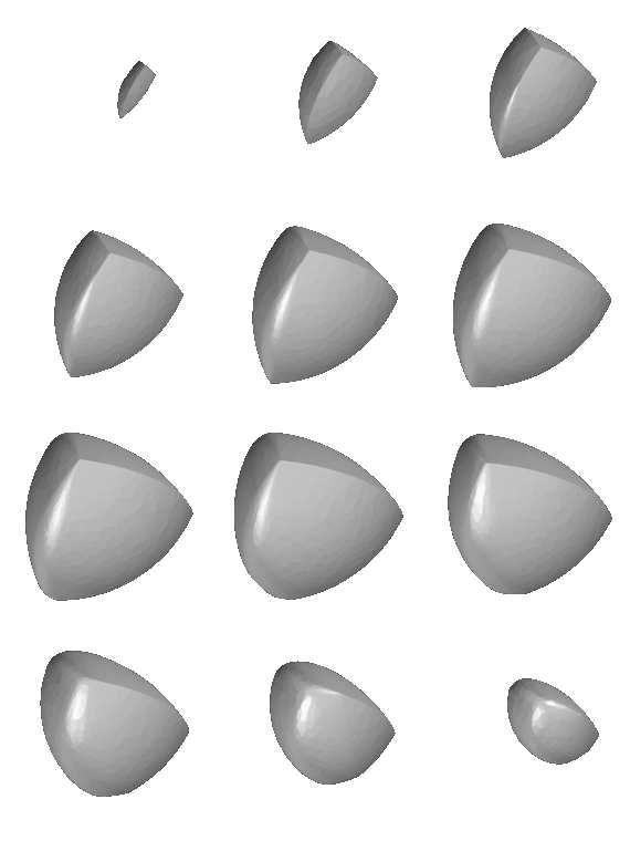 Figure 4: A four dimensional body of constant width (parallel
