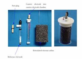 An example of bulk electrolysis cell produced by Bioanalytical System, Inc.