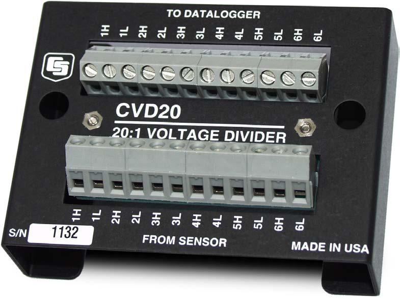 CVD20 20:1 Voltage Divider Revision: 5/12