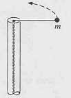 Question 6 Conservation Laws 1 A tetherball of mass m is attached to a post of radius by a string.