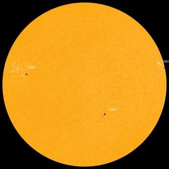 During periods of high activity, the Sun has more sunspots than usual. Sunspots are cooler than the rest of the luminous layer of the Sun s atmosphere (the photosphere).