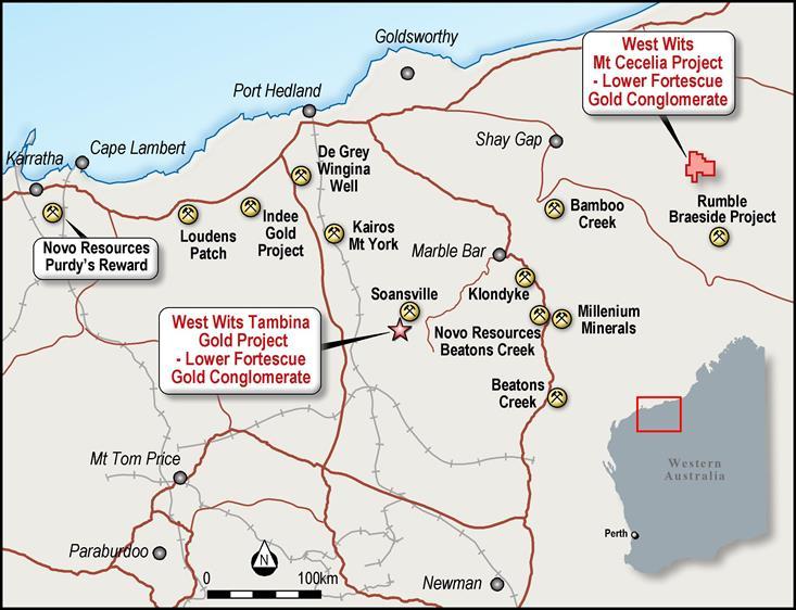 - 2 - TAMBINA CONGLOMERATE HOSTED GOLD PROJECT Three mining leases acquired With the completion of due diligence and approval from the EGM on 18 January 2018, the Board has completed the acquisition