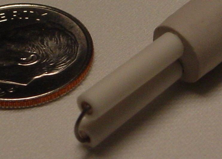 Emissive Probes Emissive probe»»» Fig. E (Fig. E) Tungsten filament length ~ 5 mm, diameter ~.