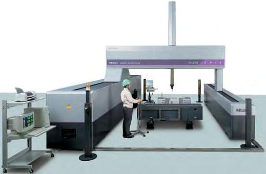 Bright-STRATO SERIES 355 High Accuracy Large CNC CMM FEATURES This large-scale CNC CMM provides a huge measuring range of 80 x 120 x 60 (2000mm x 3000mm x 1500mm) to 120 x 200 x 80 (3000mm x 5000mm x