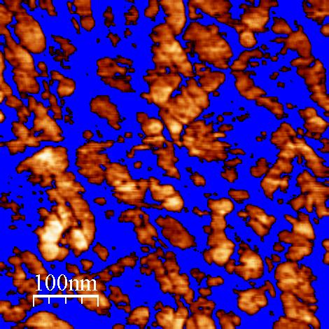 fazne slike (desna kolona) Rh/Pd(poly) nanostruktura