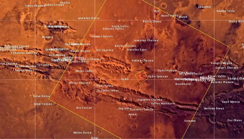 Footprints of Mars Color Camera data