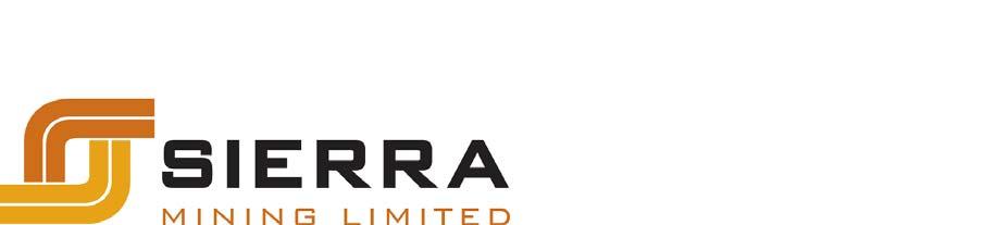 ANNOUNCEMENT TO THE AUSTRALIAN SECURITIES EXCHANGE: 28 NOVEMBER 2012 DRILLING UPDATE MABILO PROJECT The Directors of Sierra Mining Limited ( Sierra ) are pleased to announce further results from