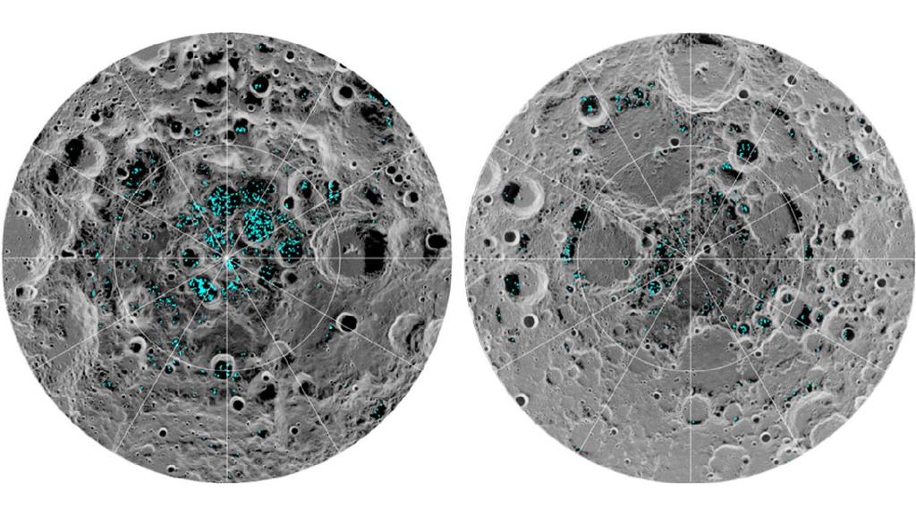 5 AU Direct evidence of ice on Moon surface discovered by UHM SOEST
