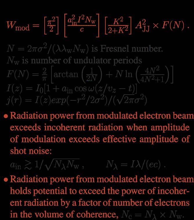 Coherent radiation of
