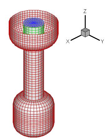heave oscillating parts, namely, a structure (floater) and an internal free surface. The floater (red part of fig. 1) is optimized according to the methodology developed in (Ricci and Alves, 006).