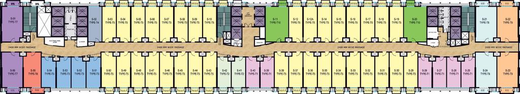 SEVENTH TO TENTH FLOOR Unit T 0 T T 0 0 T 0 T 0 T T 0 T 0 0 T 0 0 T0 0 00 Total *All Specifications/ Bird eye view/ s/ Plans/ Layouts & Elevation are indicative and are