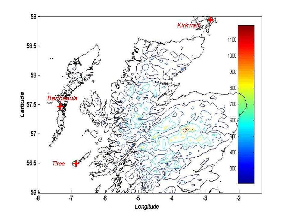 J 4A.11A WIND TRENDS IN THE HIGHLANDS AND ISLANDS OF SCOTLAND AND THEIR RELATION TO THE NORTH ATLANTIC OSCILLATION Gwenna G. Corbel a, *, John T. Allen b, Stuart W.