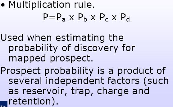 Multiplication Rule For two independent events ( AB) = P( A and B) = P( A) P( B) P For n independent events P (